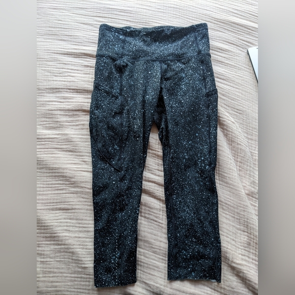 Lululemon Fast and Free Leggings Cropped - Picture 1 of 4